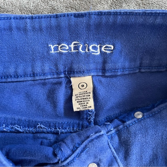 Refuge size 0 blue shorts - Picture 3 of 5